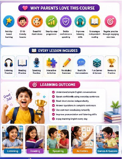 Why parents love this course — what every lesson includes and learning outcomes